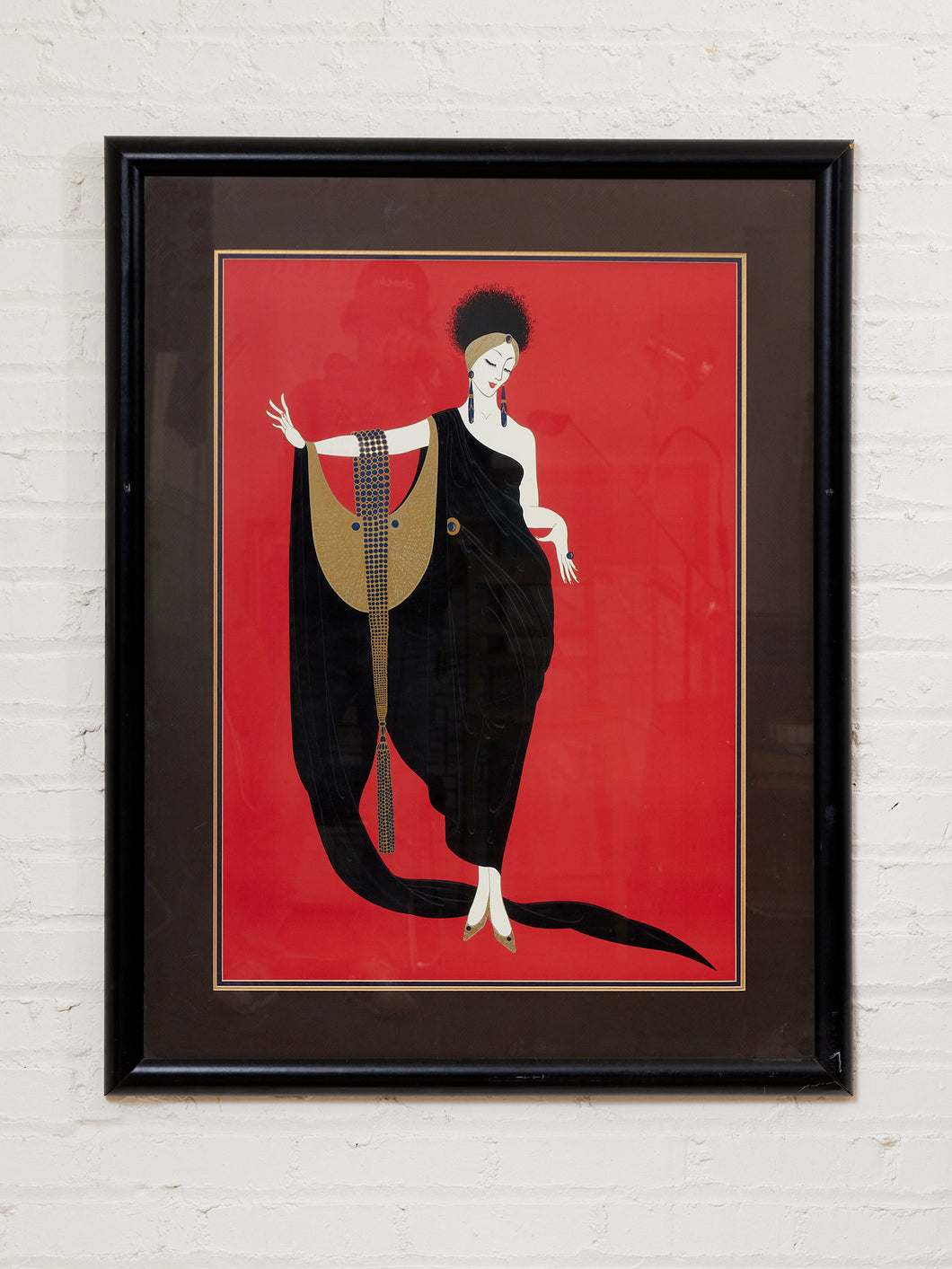ERTE Glamour Art Deco Poster – Sunbeam Vintage