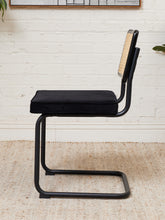 Load image into Gallery viewer, All Black and Rattan Dining Chair
