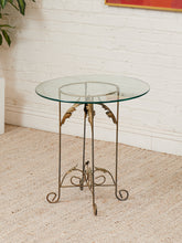 Load image into Gallery viewer, Occasional Table with Italian Gilded Base
