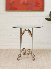 Load image into Gallery viewer, Occasional Table with Italian Gilded Base
