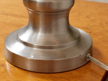 Load image into Gallery viewer, Brushed Nickel Table Lamps with Linen Shades, Modern Classic Pair
