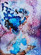 Load image into Gallery viewer, Chromatic Sediment IV: Electric Vein Original Artwork Signed

