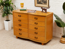 Load image into Gallery viewer, Dixie Blonde Art Deco Mahogany Eight Drawer Dresser
