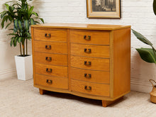 Load image into Gallery viewer, Dixie Blonde Art Deco Mahogany Eight Drawer Dresser
