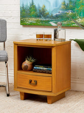 Load image into Gallery viewer, Dixie Blonde Art Deco Nightstand
