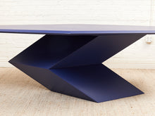 Load image into Gallery viewer, Rare 1970’s Origami Dining Table by Don S. Shoemaker in Blue
