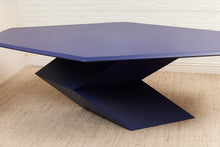 Load image into Gallery viewer, Rare 1970’s Origami Dining Table by Don S. Shoemaker in Blue
