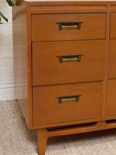 Load image into Gallery viewer, 9 Drawer Wood Dresser Rectangle Drawer Pulls
