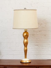 Load image into Gallery viewer, Vintage Gold Lamp
