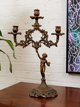 Load image into Gallery viewer, Pair of Italian Cherub Candelabras
