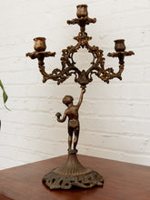 Load image into Gallery viewer, Pair of Italian Cherub Candelabras

