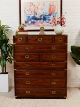 Load image into Gallery viewer, Campaign Thomasville Highboy Gentlemen’s Chest
