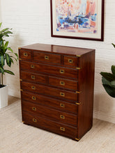 Load image into Gallery viewer, Campaign Thomasville Highboy Gentlemen’s Chest

