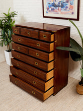 Load image into Gallery viewer, Campaign Thomasville Highboy Gentlemen’s Chest

