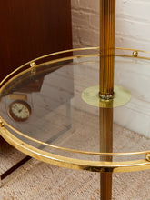 Load image into Gallery viewer, Brass Table Floor Lamp
