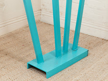 Load image into Gallery viewer, Tiki Sculpture in Aqua Handmade on of a kind
