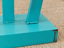 Load image into Gallery viewer, Tiki Sculpture in Aqua Handmade on of a kind
