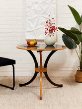 Load image into Gallery viewer, Antique 1940s Exotic Wood and Maple Occasional Table
