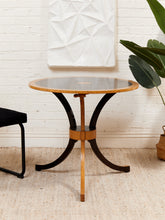 Load image into Gallery viewer, Antique 1940s Exotic Wood and Maple Occasional Table
