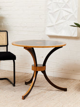 Load image into Gallery viewer, Antique 1940s Exotic Wood and Maple Occasional Table
