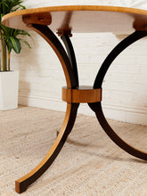 Load image into Gallery viewer, Antique 1940s Exotic Wood and Maple Occasional Table
