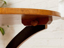 Load image into Gallery viewer, Antique 1940s Exotic Wood and Maple Occasional Table
