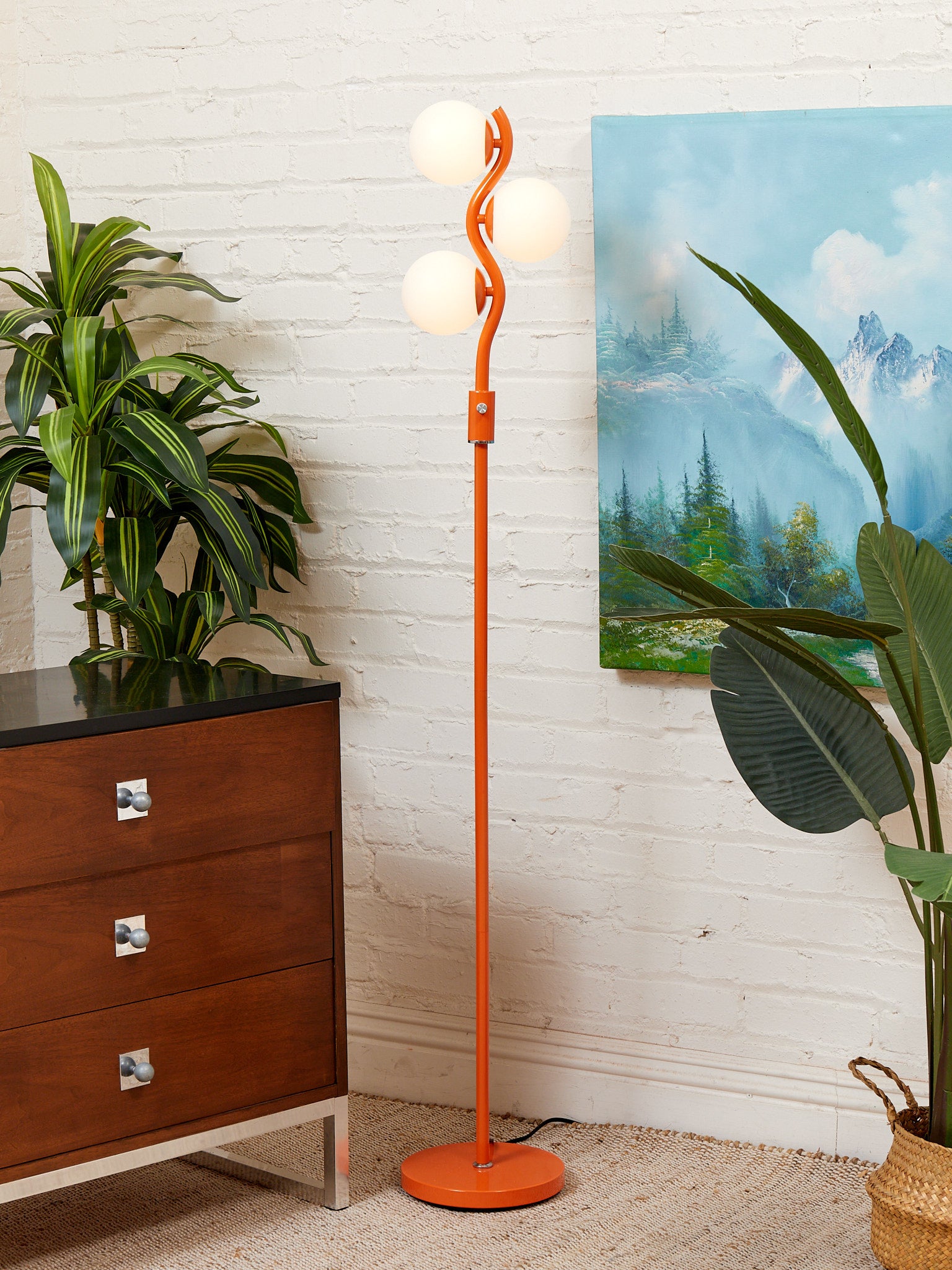Orange Multi Globe Floor Lamp – Sunbeam Vintage