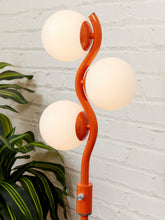 Load image into Gallery viewer, Orange Multi Globe Floor Lamp
