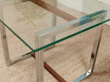 Load image into Gallery viewer, 1970’s Wood and Chrome End Table
