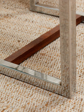 Load image into Gallery viewer, 1970’s Wood and Chrome End Table
