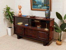 Load image into Gallery viewer, Vintage Rosewood Display Cabinet
