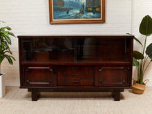 Load image into Gallery viewer, Vintage Rosewood Display Cabinet
