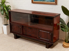 Load image into Gallery viewer, Vintage Rosewood Display Cabinet
