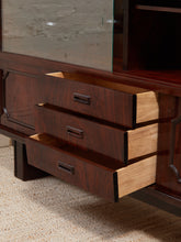Load image into Gallery viewer, Vintage Rosewood Display Cabinet
