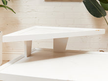 Load image into Gallery viewer, White 2 Tier Side Table
