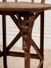 Load image into Gallery viewer, Cast Metal Folding Chair Imperial Steel Corp Chicago IL. Antique 1920s
