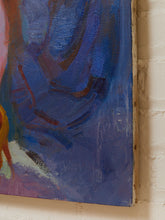 Load image into Gallery viewer, Figurative Painting of Two Women in Red Hats, Expressive Impressionist Style
