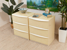 Load image into Gallery viewer, Modern Italian White Lacquered Chests or Nightstands
