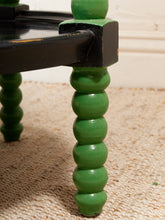 Load image into Gallery viewer, Vintage Green Spindle Side Table
