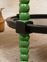 Load image into Gallery viewer, Vintage Green Spindle Side Table
