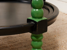 Load image into Gallery viewer, Vintage Green Spindle Side Table
