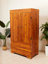 Load image into Gallery viewer, Pine Rustic, Mid-Century Vintage Armoire
