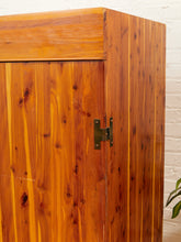 Load image into Gallery viewer, Pine Rustic, Mid-Century Vintage Armoire
