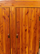Load image into Gallery viewer, Pine Rustic, Mid-Century Vintage Armoire
