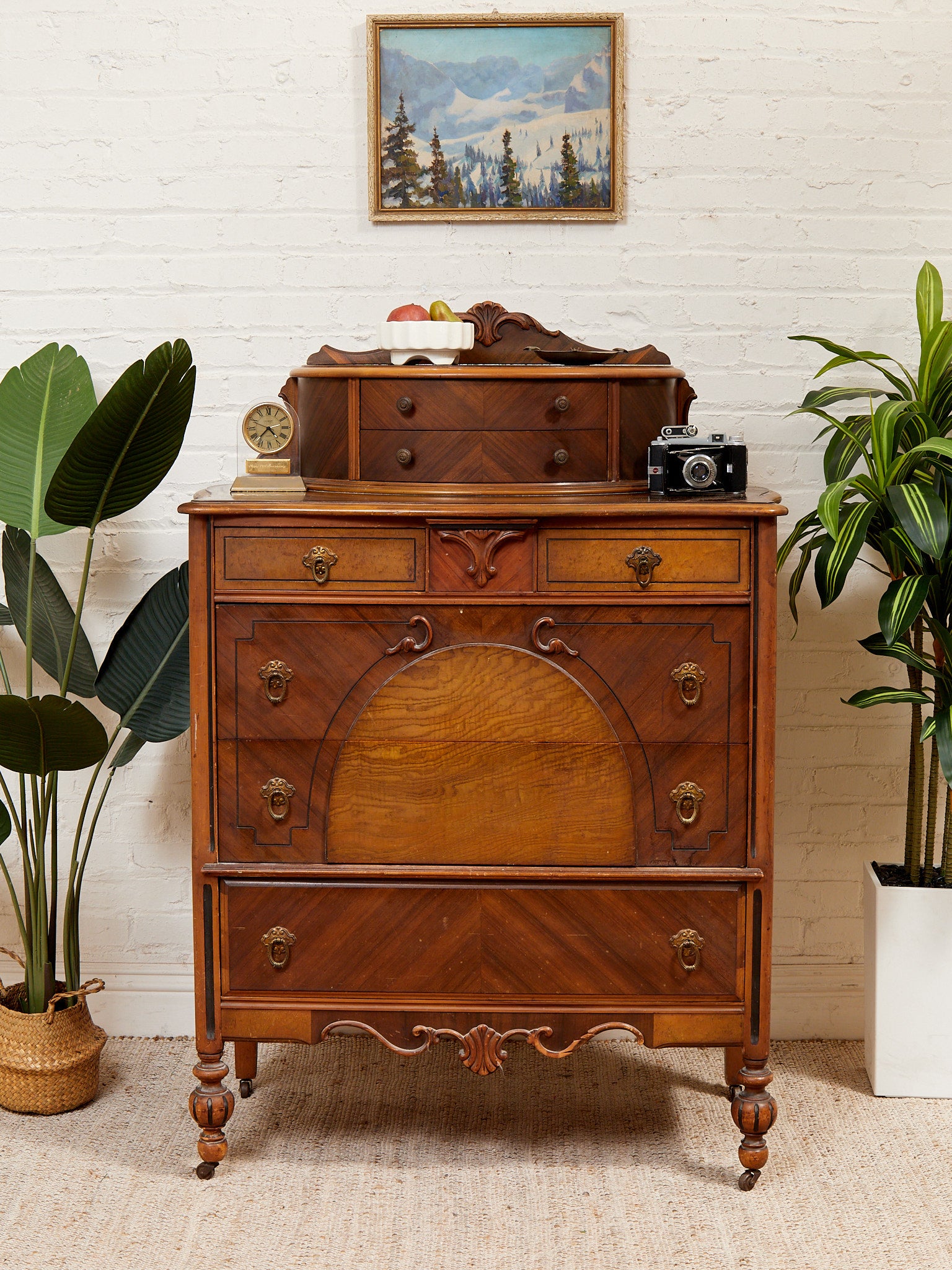 Vintage Antique Georgian Highboy Dresser – Sunbeam Vintage