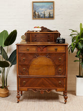 Load image into Gallery viewer, Vintage Antique Georgian Highboy Dresser
