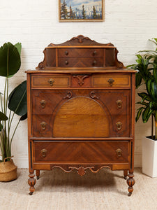 Vintage Antique Georgian Highboy Dresser – Sunbeam Vintage