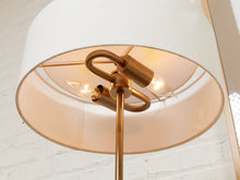 Load image into Gallery viewer, Gold Drum Shade Lamp
