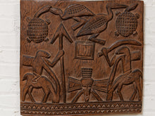 Load image into Gallery viewer, Tribal African Hand Carved Panel Animals
