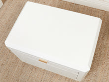 Load image into Gallery viewer, White Post Modern End Table Nightstand
